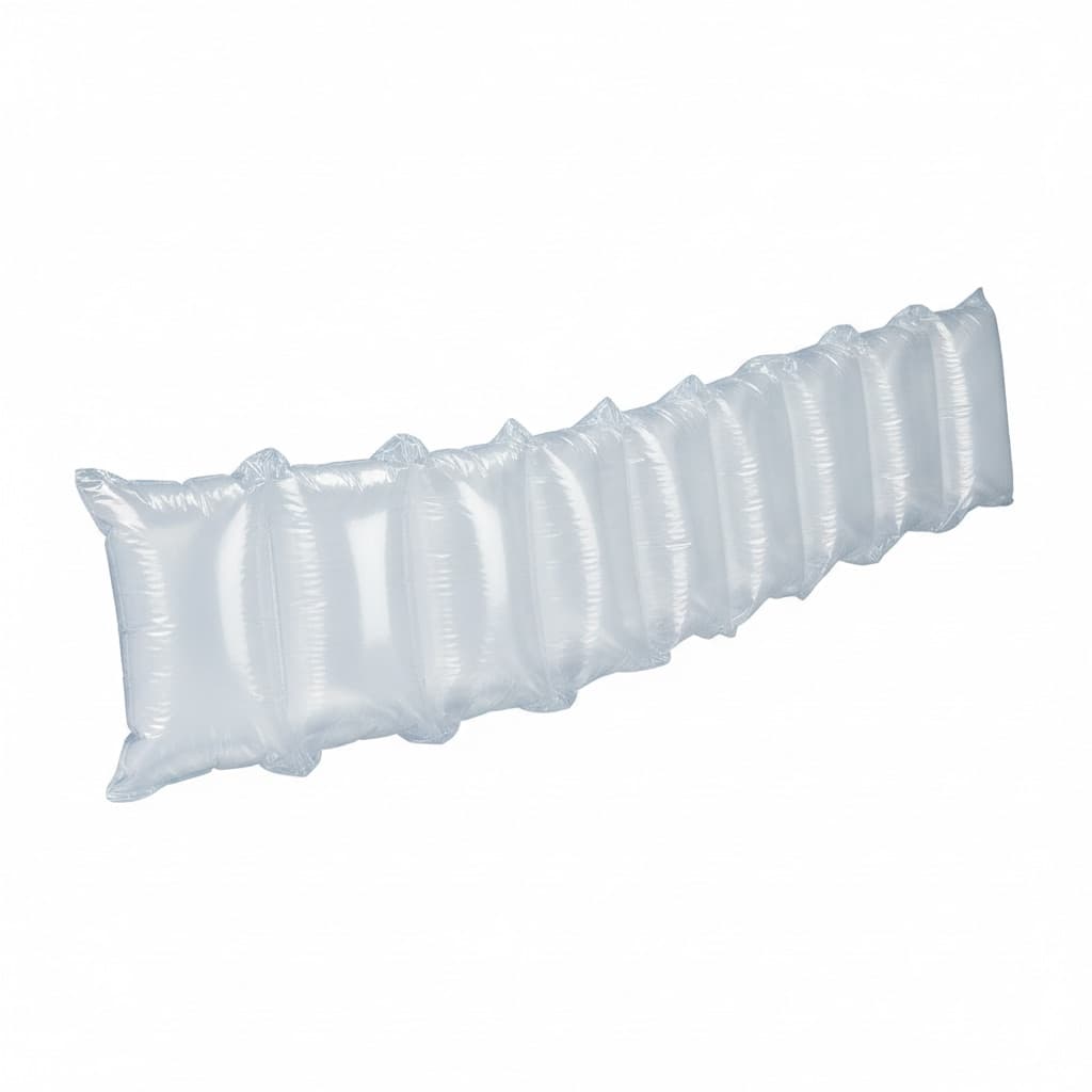 A chain of inflated air pillow cushions